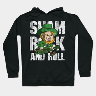 Shamrock and Roll Leprechaun Guitar Hoodie